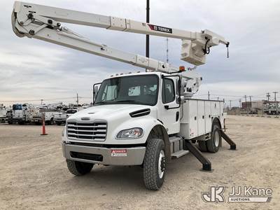 HiRanger TC55-MH, 60 ft, Material Handling Bucket Truck