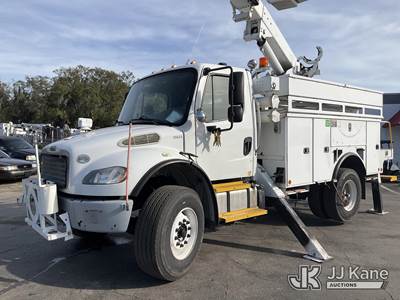 Altec L42M, 47 ft, Over-Center Material Handling Bucket Truck