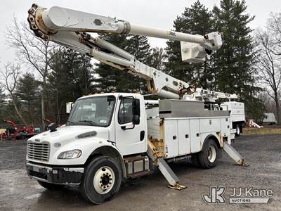 Altec AM55E, 61 ft, Over-Center Material Handling Bucket Truck