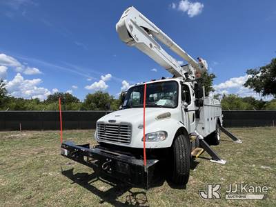 Altec AN50E-OC, 55 ft, Over-Center Material Handling Bucket Truck