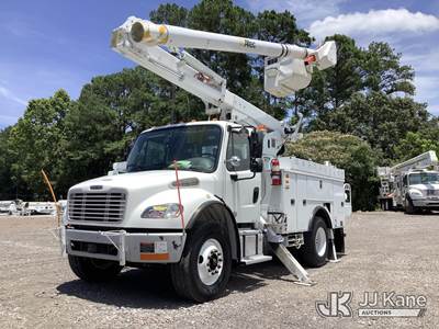 Altec L42M, 47 ft, Over-Center Material Handling Bucket