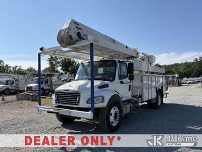 Terex Hi-Ranger HRX-55, 60 ft, Over-Center Material Handling Bucket Truck