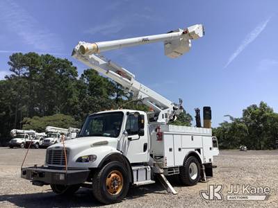 Altec L42M, 47 ft, Over-Center Material Handling Bucket Truck