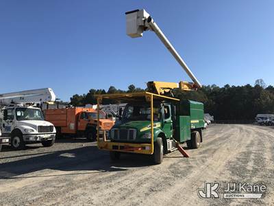 Altec LR7-60E70, 75 ft, Over-Center Elevator Bucket Truck