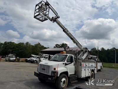 Altec A-T40C, 40 ft, Telescopic Non-Insulated Cable Placing Bucket Truck