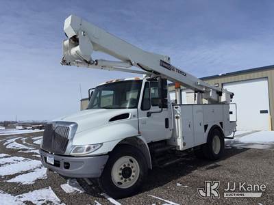 HiRanger TL50-MH, 55 ft, Articulating & Telescopic Material Handling Bucket Truck
