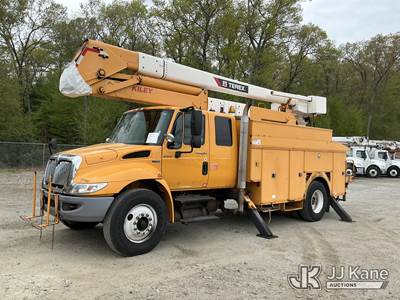 HiRanger HR52-M, 57 ft, Material Handling Bucket Truck