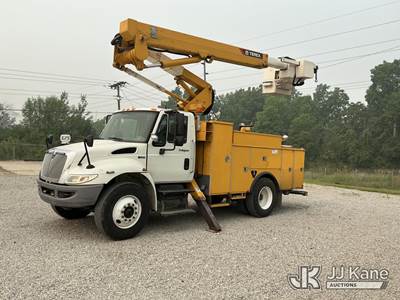 HiRanger TL41-MH, 46 ft, Articulating & Telescopic Material Handling Bucket Truck
