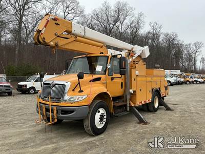HiRanger HR50-M, 55 ft, Material Handling Bucket Truck