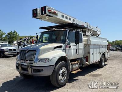 Versalift V0350MHI-01, 55 ft, Over-Center Material Handling Bucket Truck