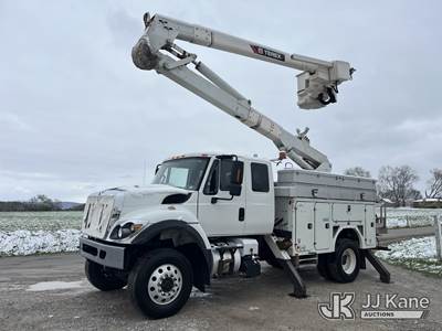HiRanger HR46-M, 51 ft, Material Handling Bucket Truck
