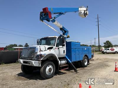 HiRanger TL50, 55 ft, Articulating & Telescopic Material Handling Bucket Truck