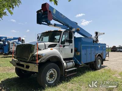HiRanger TL50, 55 ft, Articulating & Telescopic Material Handling Bucket Truck