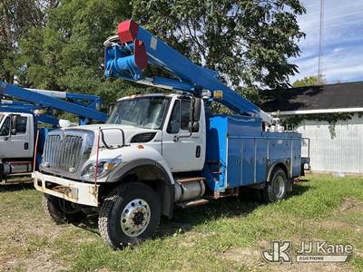 HiRanger TL50, 55 ft, Articulating & Telescopic Material Handling Bucket Truck