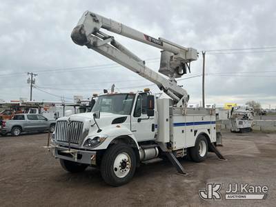 HiRanger HR46-M, 51 ft, Material Handling Bucket Truck