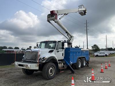 HiRanger TL55, 60 ft, Articulating & Telescopic Material Handling Bucket Truck