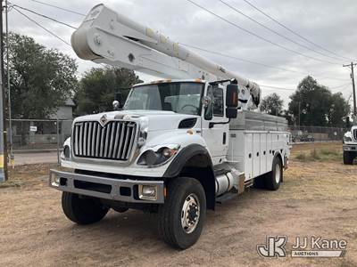 Altec A55E, 60 ft, Articulating Material Handling Bucket Truck