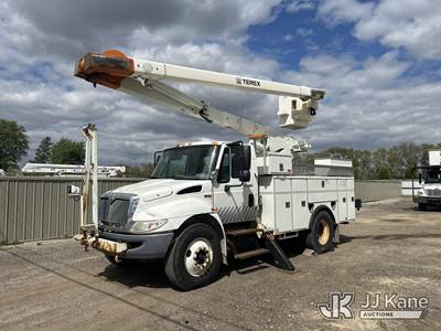 Terex/HiRanger SC45, 50 ft, Over-Center Bucket Truck