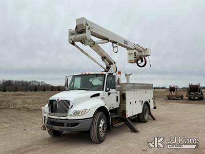 HiRanger TL50-MH, 55 ft, Articulating & Telescopic Material Handling Bucket Truck