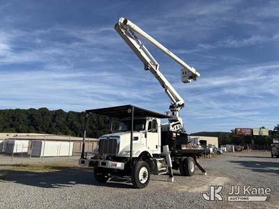 Altec LR760-E70, 75 ft, Over-Center Elevator Bucket Truck