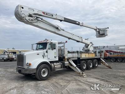 Terex/HiRanger TM125, 130 ft, Articulating & Telescopic Material Handling Bucket Truck