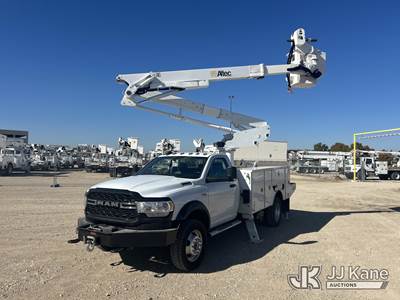 Altec AT48M, 53 ft, Articulating & Telescopic Material Handling Bucket Truck