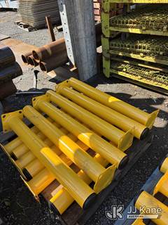 (12) Steel Bolt Down Bollards