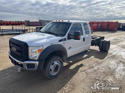 2016 Ford F550 4x4 Extended-Cab & Chassis