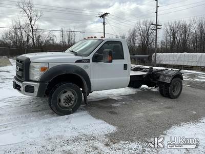 2011 Ford F550 4x4 Cab & Chassis