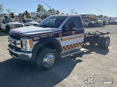 2017 Ford F550 4x4 Cab & Chassis