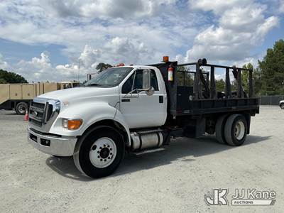 2013 Ford F-750 Flatbed Reel Truck