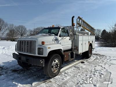 2002 GMC C7500 Reel Loader Truck