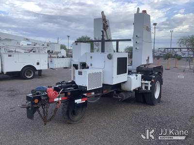 2016 Altec AD108 Self-Loading Hydraulic Reel Trailer