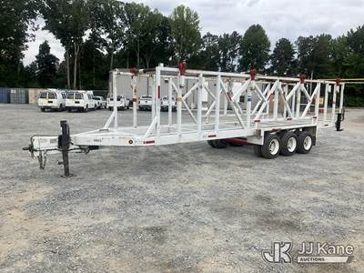 2019 Brindle RL4RTWF Tri-Axle Four Place Reel / Pipe Trailer