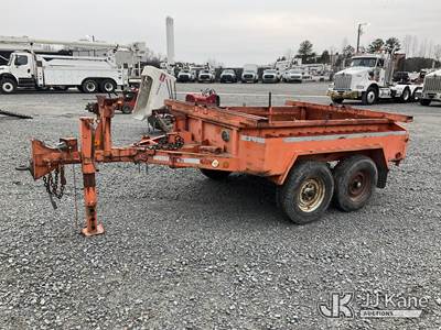 1988 Butler BP600S T/A Reel/Material Trailer