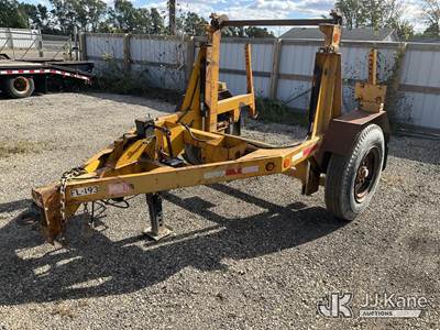 1986 Butler HWSC-10 Self-Loading Hydraulic Reel Trailer
