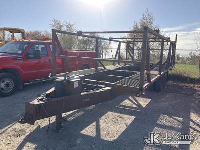 2001 Custom T/A 3-Position Reel/Material Trailer