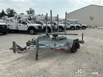 2011 Felling S/A Galvanized Material/Reel Trailer