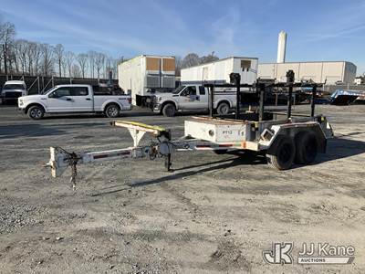 1992 Hogg Davis CR1-140 T/A Extendable Reel/Material Trailer