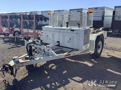 2001 Hogg Davis H135C Underground Power Reel Cable Pulling Trailer
