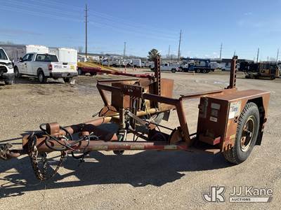 1985 Hogg Davis P -120 Self-Loading Hydraulic Reel Trailer