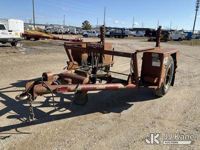 1986 Hogg Davis P 120 Self-Loading Hydraulic Reel Trailer