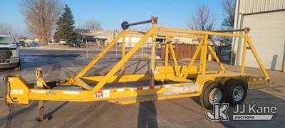 2008 KIEFER BUILT 2-Position Reel/Material Trailer