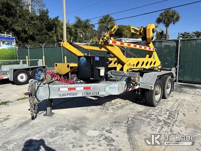 2014 Reelstrong LA16K T/A Galvanized Hydraulic Self-Loading Reel Trailer