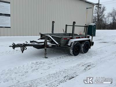 2001 Sauber 1521-1 T/A Galvanized Material/Reel Trailer