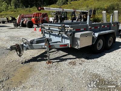 2015 Sauber 1521 Galvanized T/A 2- Position Reel/Material Trailer