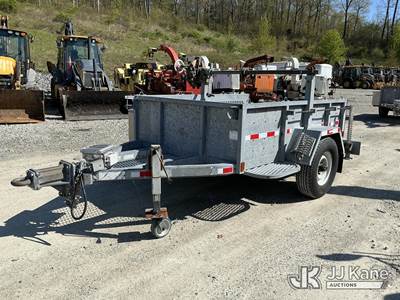 2016 Sauber 1555 Galvanized Material/Reel Trailer