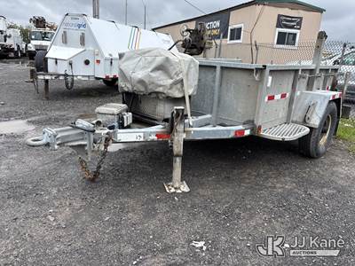 2015 Sauber 1555 S/A Galvanized Material/Reel Trailer