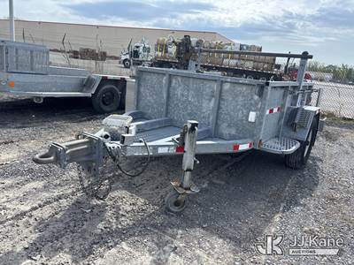 2015 Sauber 1555 S/A Galvanized Material/Reel Trailer