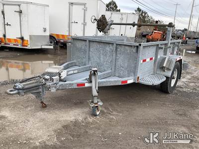 2015 Sauber 1555 Galvanized Material/Reel Trailer